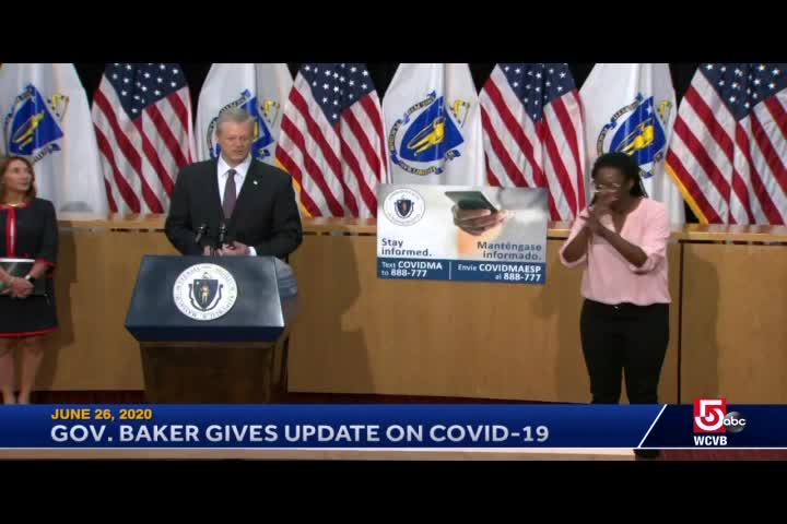 Thumbnail image for Governor Baker COVID-19 Update- June 26th, 2020