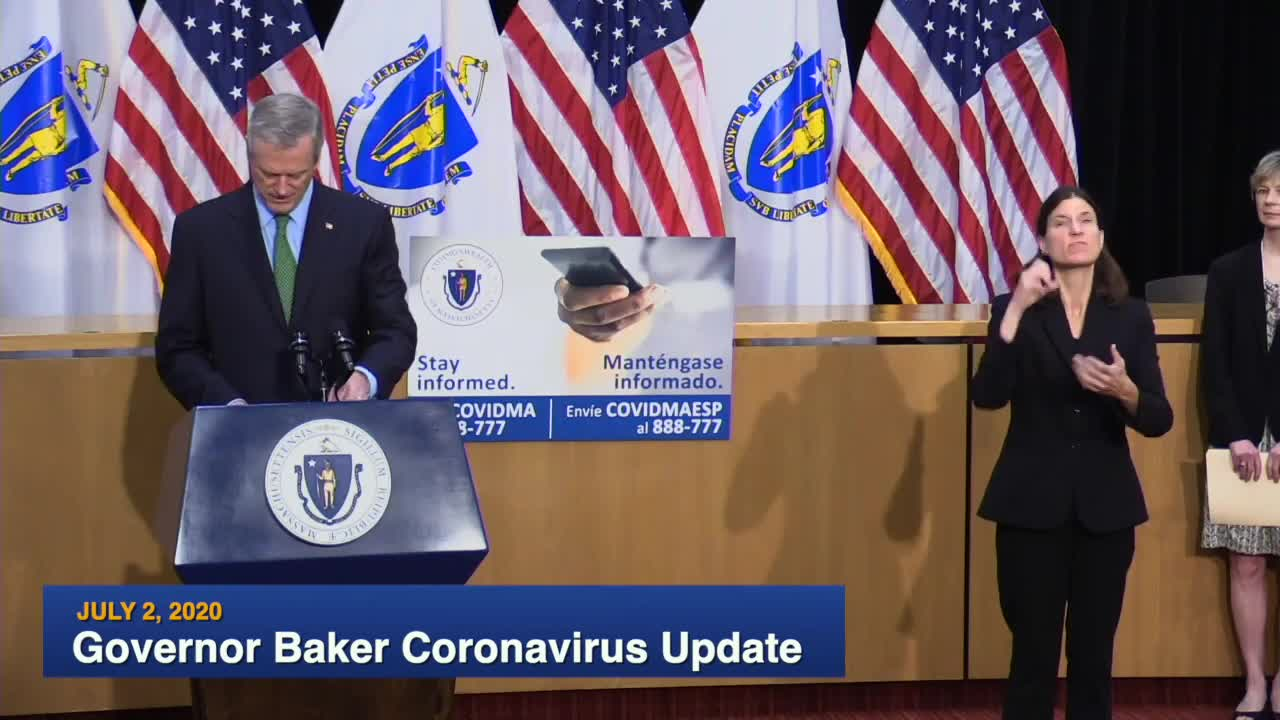 Thumbnail image for Governor Baker COVID-19 Update July 2 2020