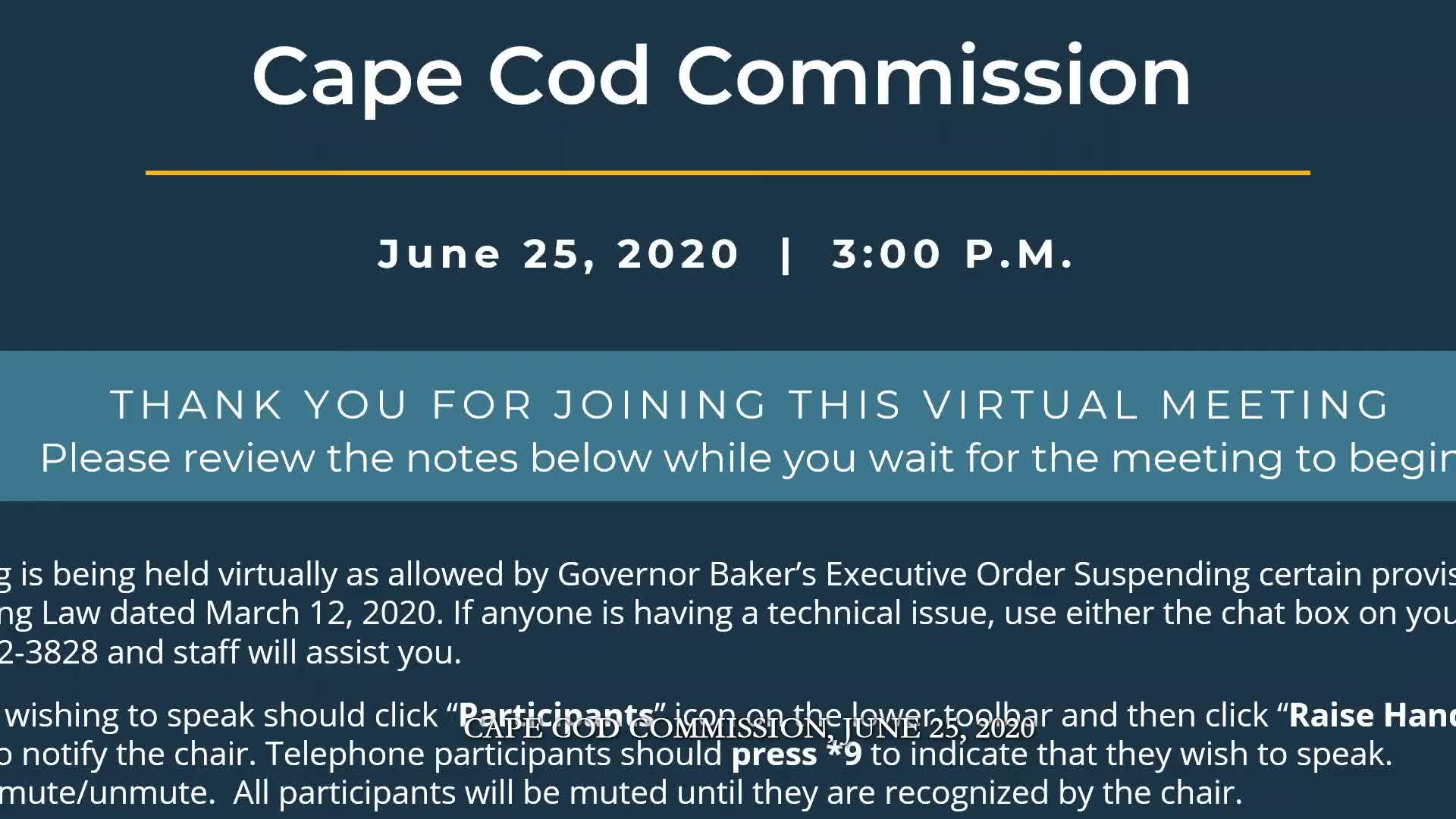 Thumbnail image for Cape Cod Commission June 25, 2020