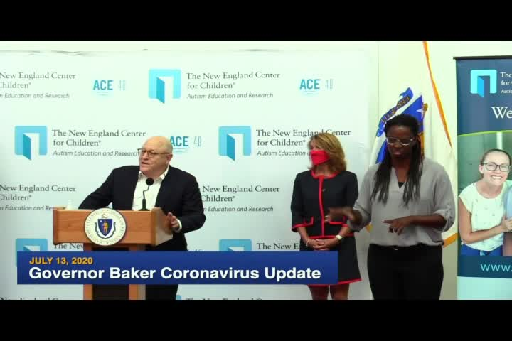 Thumbnail image for Governor Baker COVID-19 Update- July 13th, 2020