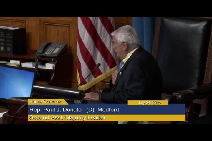 Thumbnail image for MA House of Representatives Formal Session- July 24th, 2020 (Part 1 of 2)