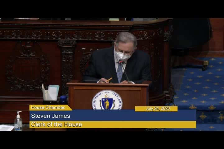 Thumbnail image for MA House of Representatives Formal Session- July 24th, 2020 (Part 2 of 2)