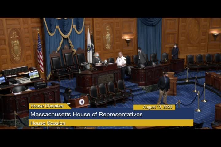 Thumbnail image for MA House of Representatives Session- August 13th, 2020