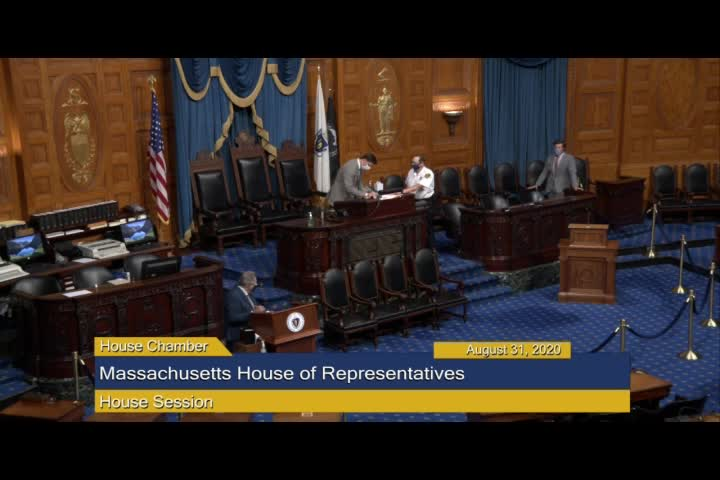 Thumbnail image for MA House of Representatives Session- August 31st, 2020