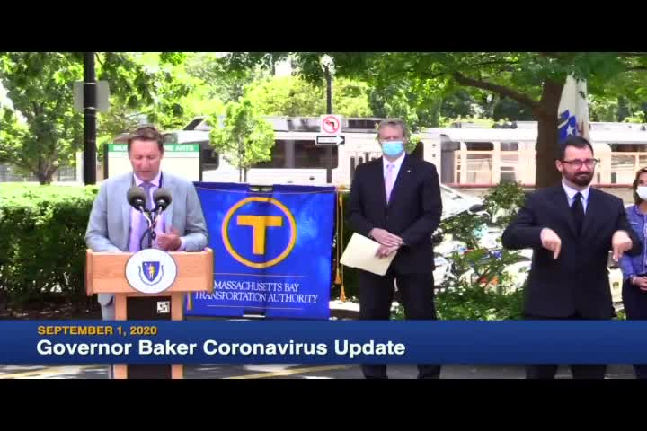 Thumbnail image for  Governor Baker COVID-19 Update- September 1st, 2020