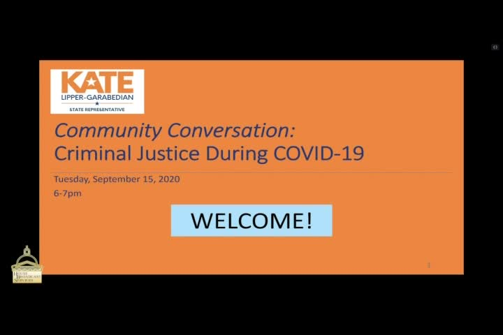 Thumbnail image for Community Conversation on Criminal Justice during COVID-19- September 15th, 2020