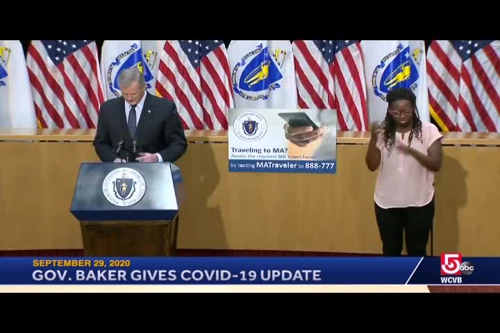 Thumbnail image for Governor Baker COVID-19 Update- September 29th, 2020