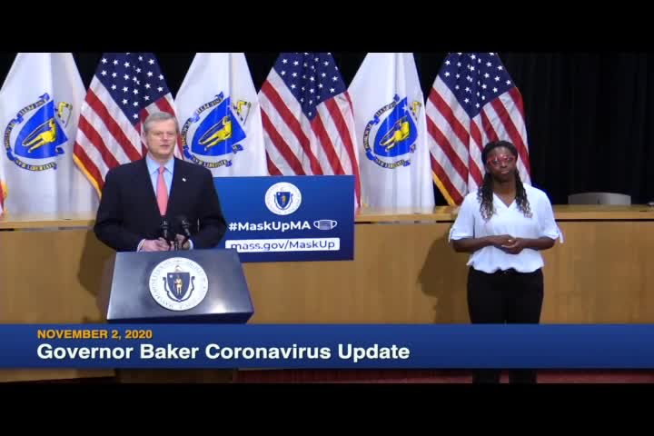 Thumbnail image for Governor Baker COVID-19 Update- November 2nd, 2020