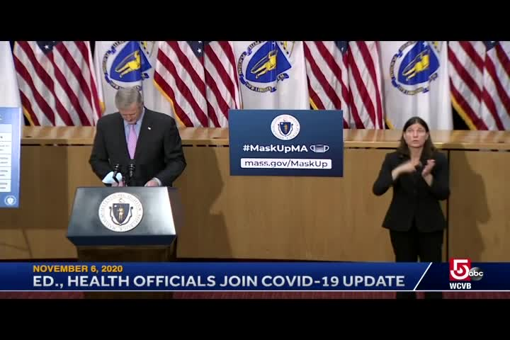 Thumbnail image for  Governor Baker COVID-19 Update- November 6th, 2020