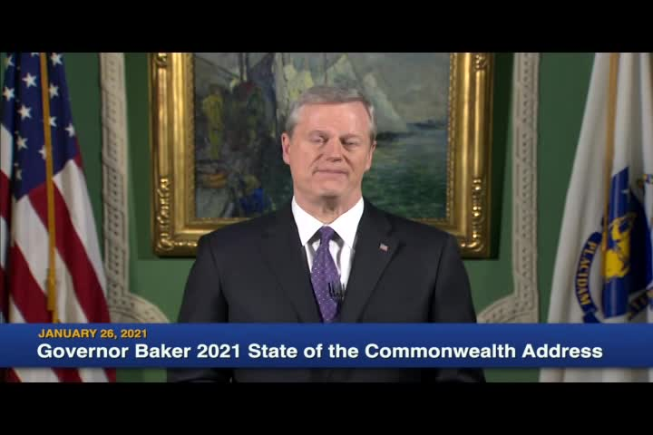 Thumbnail image for Governor Baker State of the Commonwealth Address- January 26th, 2021
