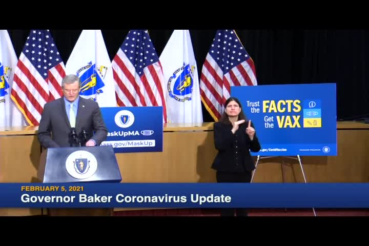 Thumbnail image for Governor Baker COVID-19 Update- February 5th, 2021