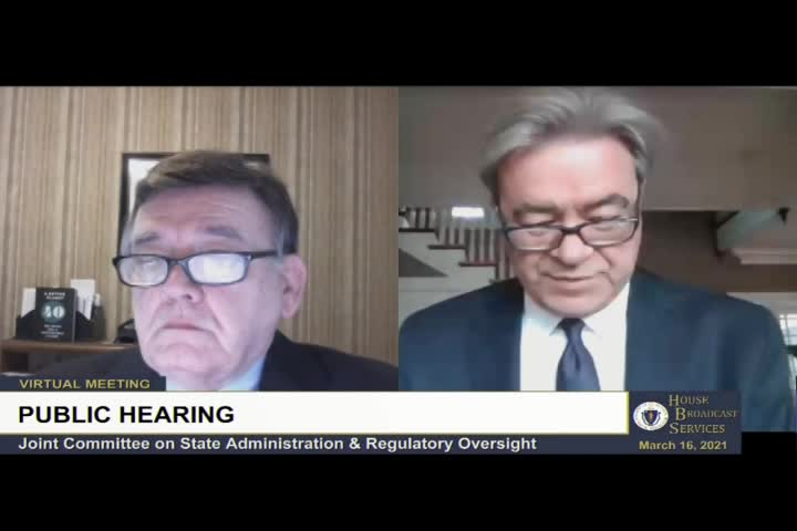 Thumbnail image for MA Joint Committee on State Administration & Regulatory Oversight_March_16 2021 Part 1