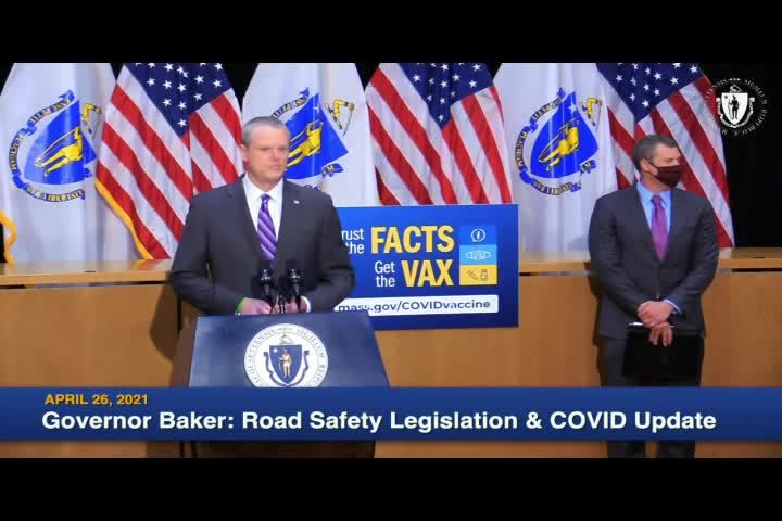 Thumbnail image for  Governor Baker COVID-19 Update- April 26th, 2021