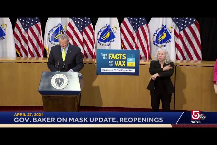 Thumbnail image for Governor Baker COVID-19 Update- April 27th, 2021