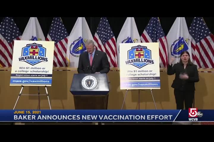 Thumbnail image for Governor Baker COVID-19 Update- June 15th, 2021