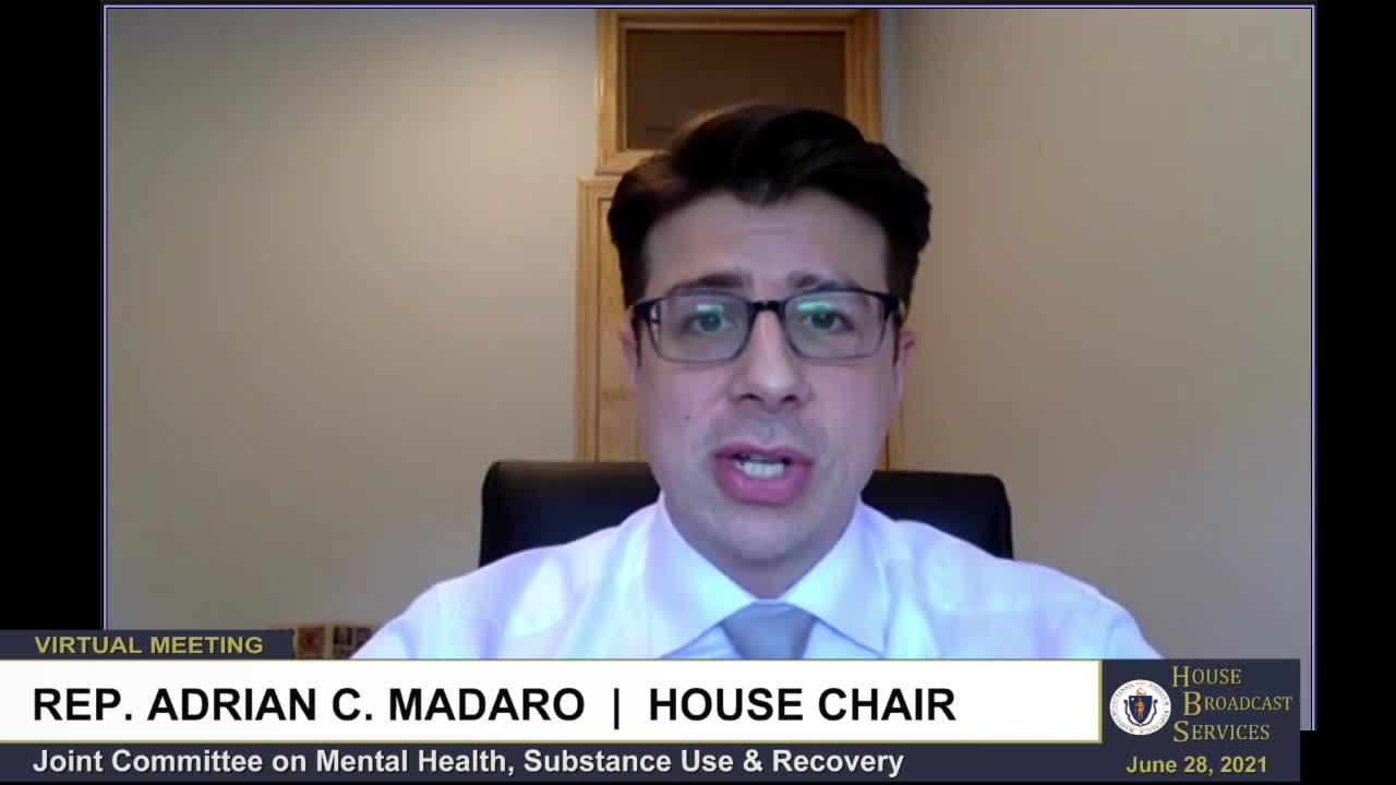 Thumbnail image for MA Joint Committee on Mental Health, Substance Use & Recovery Hearing- June 28th, 2021 (Part 1 of 2)