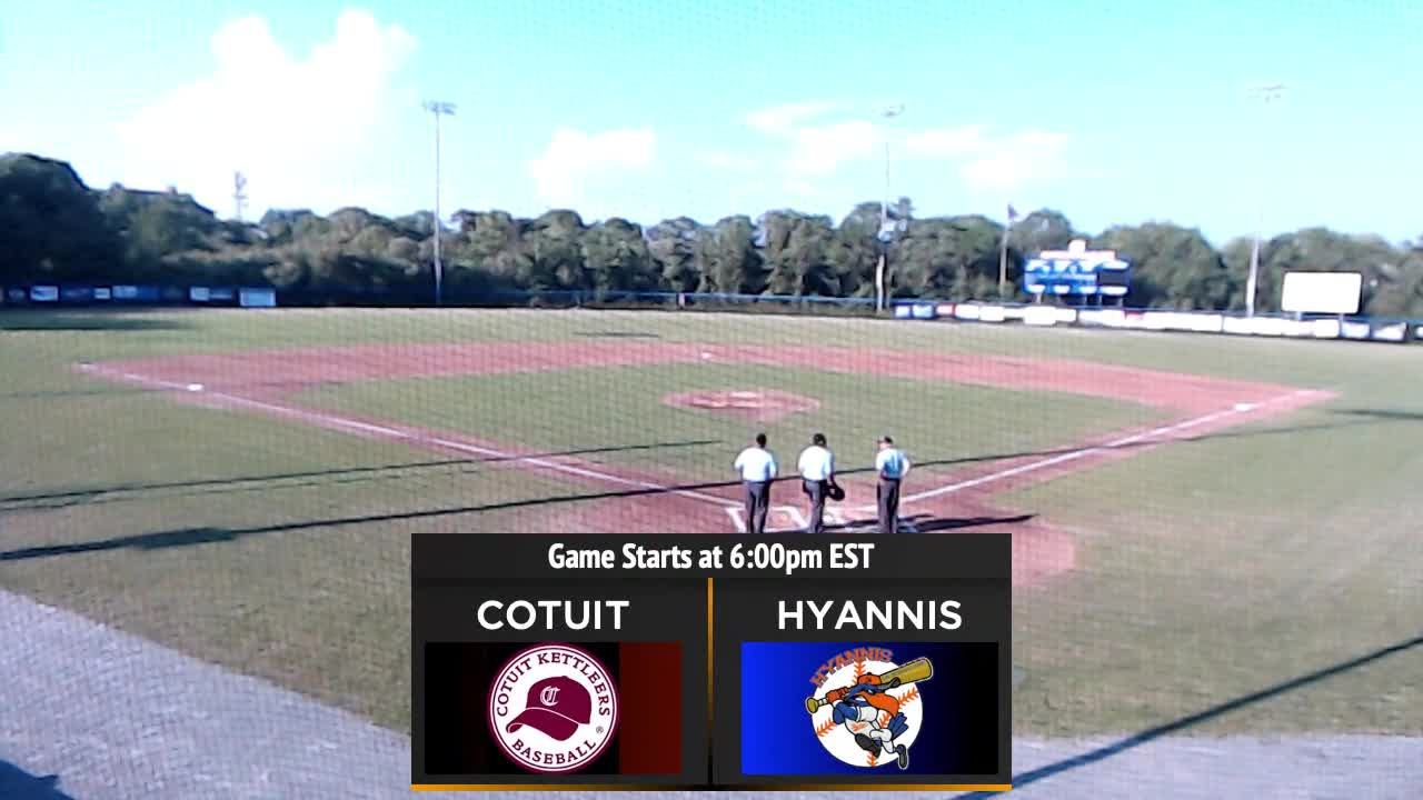 Thumbnail image for Cape Cod Baseball LIVE_ Cotuit @ Hyannis 6/29/21
