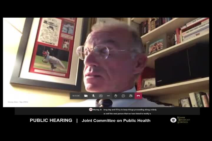 Thumbnail image for  MA Joint Committee on Public Health Hearing- July 12th, 2021 (Part 4 of 5)