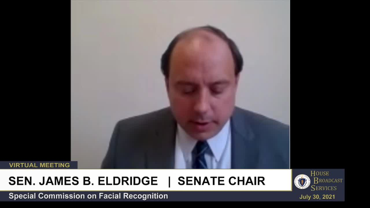 Thumbnail image for MA Special Commission on Facial Recognition Hearing- July 30th, 2021 (Part 1 of 2)