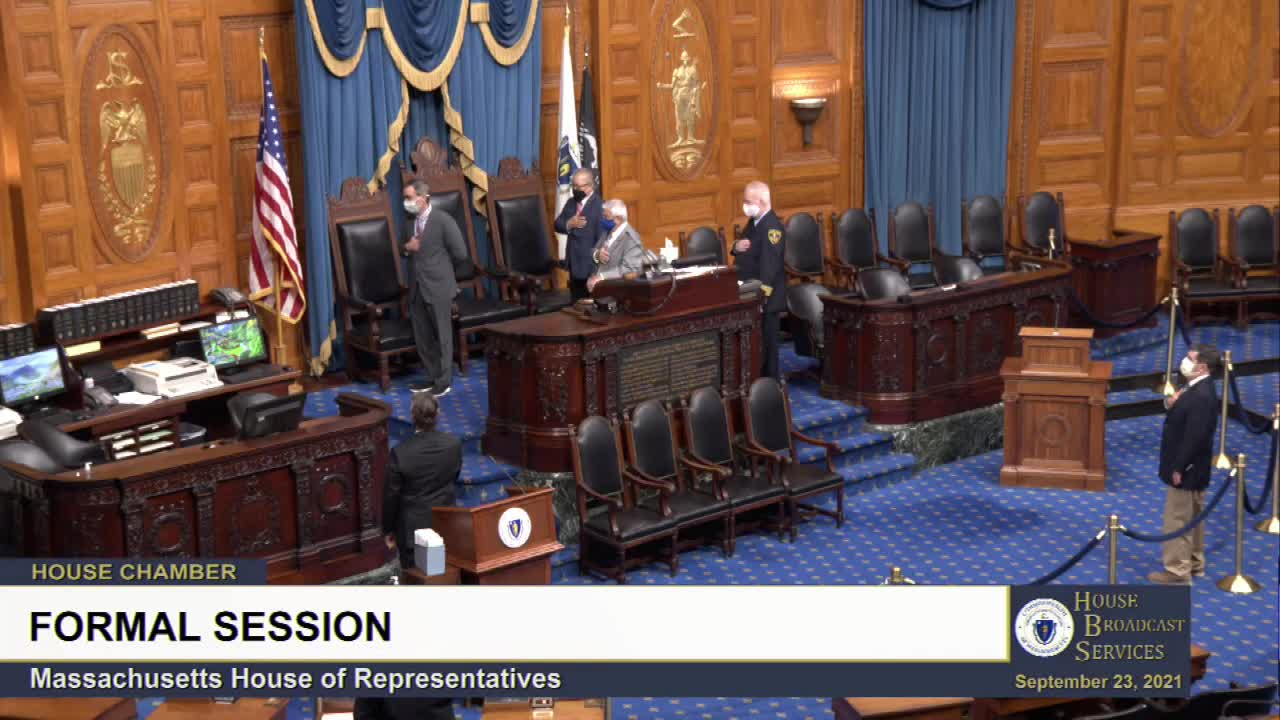 Thumbnail image for MA House of Representatives_Formal Session__September 23 2021 (Part 1 of 2)