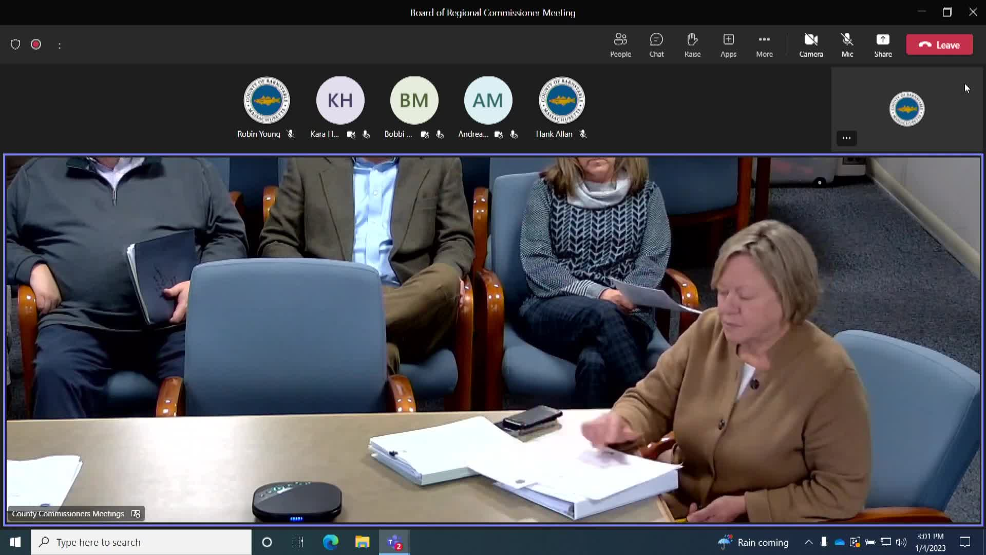 Thumbnail image for January 4, 2023 County Commissioners Meeting