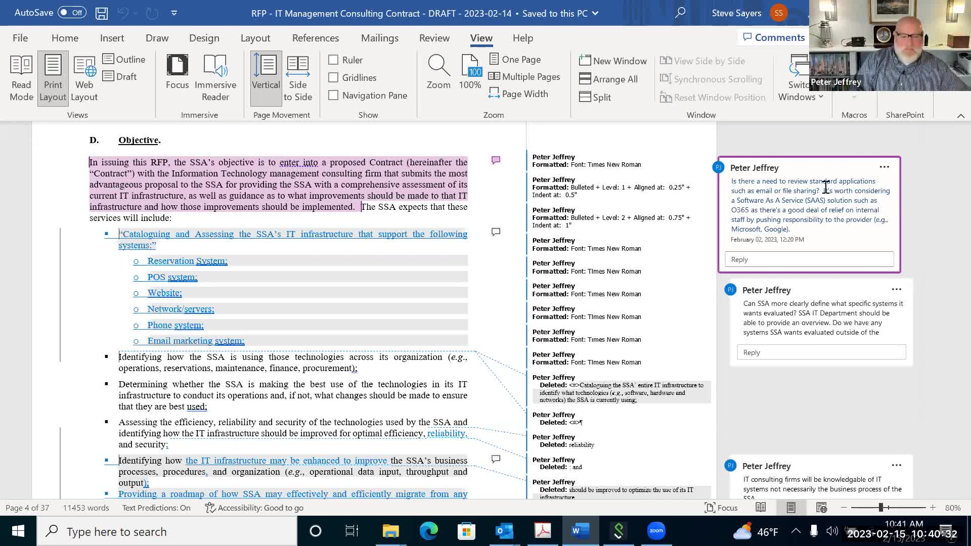 Thumbnail image for February 15, 2023, meeting of the IT Working Group
