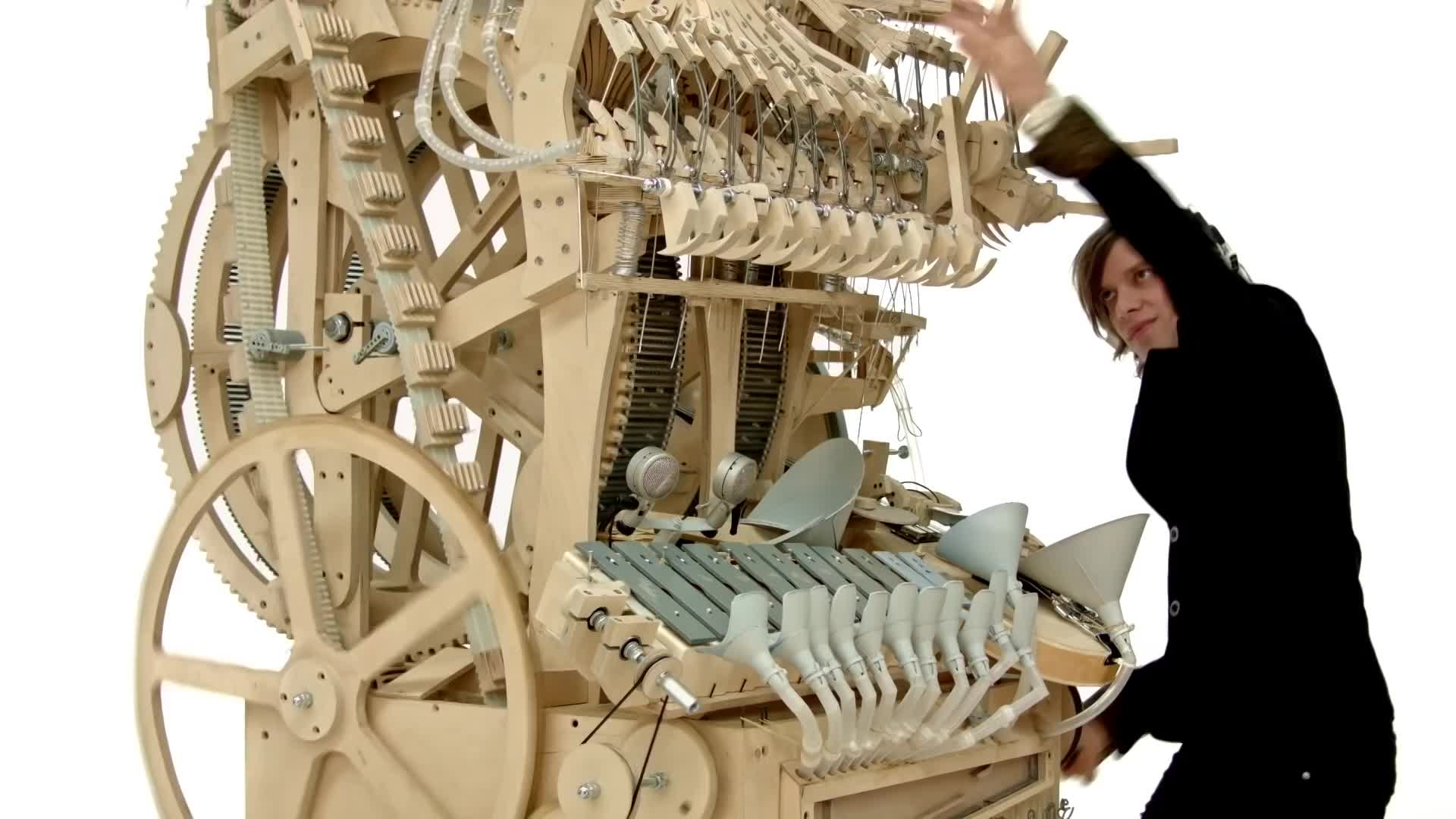 Thumbnail image for Wintergatan - Marble Machine (music instrument using 2000 marbles)